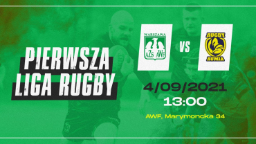 Zapraszamy na mecz I ligi rugby  AZS AWF Warszawa vs RC ARKA Rumia, Sobota 4.09 – 13:00, stadion AZS AWF